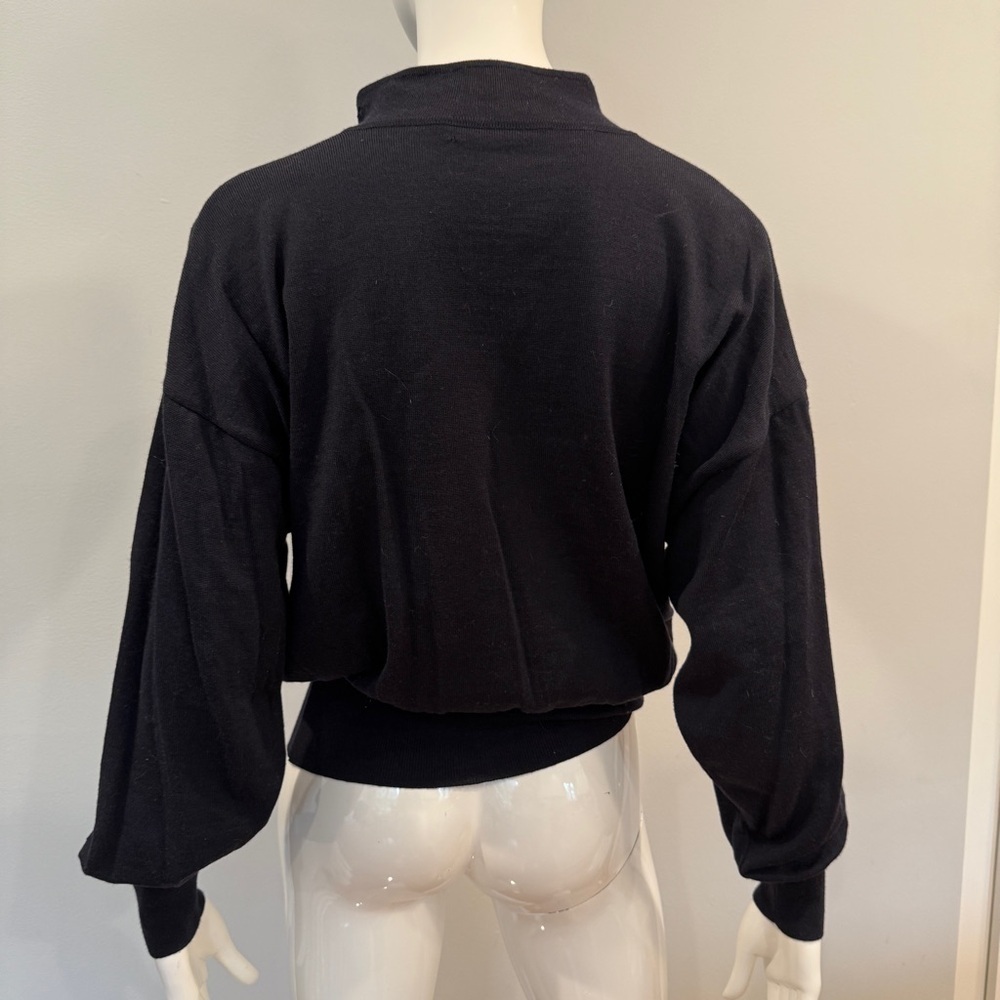 Escada by Margaretha Ley Wool Embroidered Floral Collared Sweater - Picture 5 of 8